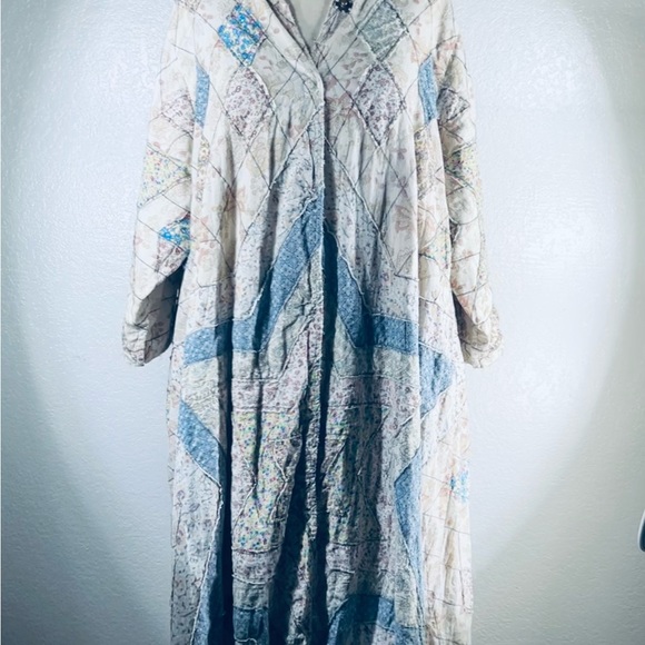 Magnolia Pearl OOAK Star of David quilted Coat (CHARITY) OS NWT - Picture 5 of 15